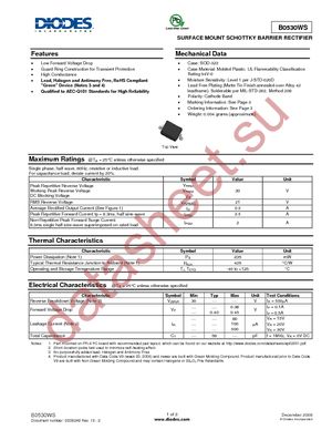 B0530WS-7-F datasheet  